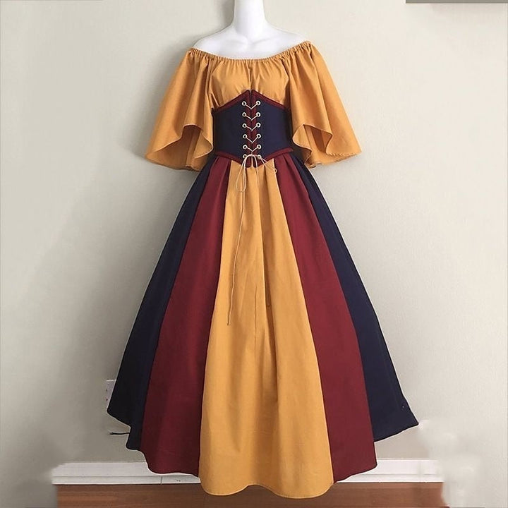 Women's Elegant Classical Vintage Masquerade Inspired Party Halloween Homecoming Dress