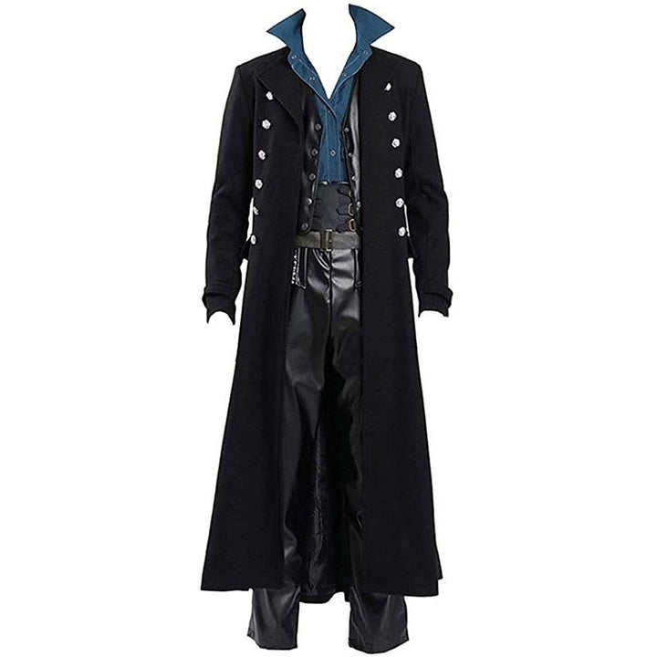 Men's Medieval Ren Faire Pirate Pirate Steampunk Festival Coat