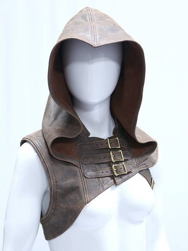 Retro Vintage Punk & Gothic Medieval Masquerade Ren Faire Viking Ranger Elven Archery Unisex Fantasy Party Shawl