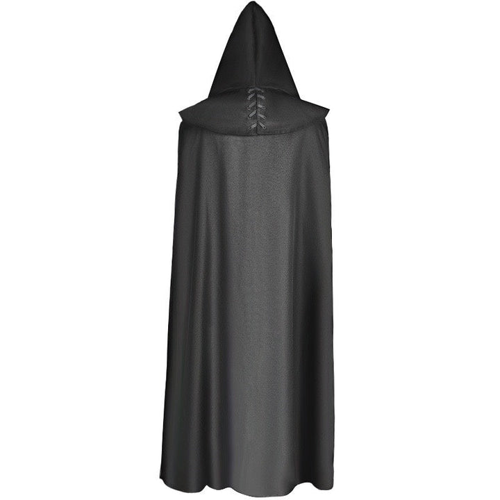 Retro Vintage Punk & Gothic Medieval Ren Faire Witch Plague Doctor Viking Solid colour Unisex Fantasy Walpurgis Night Masquerade Party Cape Cloak