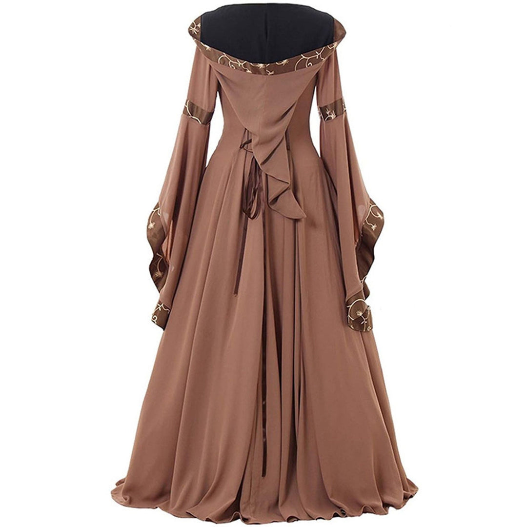 18th Century A-Line/Princess Square Neck Long Length Floor-Length Medieval Renaissance Celtic Fantasy Masquerade Party & Evening Dress