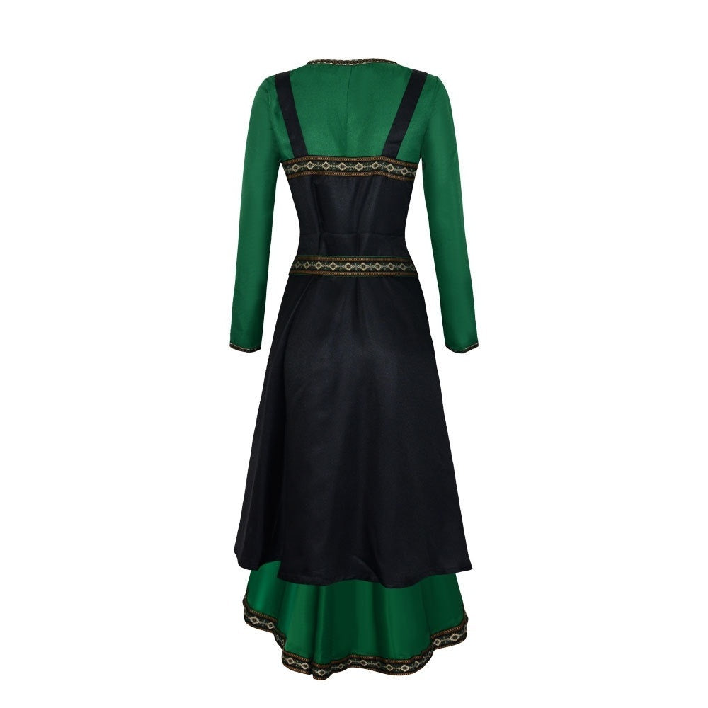Women's Celtic Viking Fantasy Halloween Carnival Masquerade Party / Evening Festival Medieval Renaissance Cocktail Prom Dress