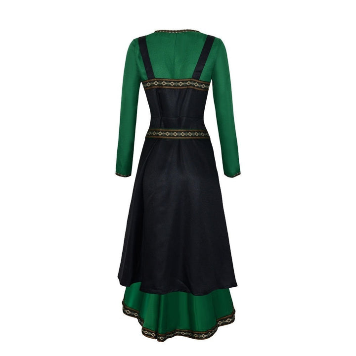 Women's Celtic Viking Fantasy Halloween Carnival Masquerade Party / Evening Festival Medieval Renaissance Cocktail Prom Dress