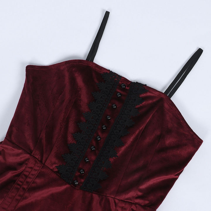 A-Line/Princess Spaghetti Straps Sleeveless Halloween Carnival Cosplay Cocktail Dress