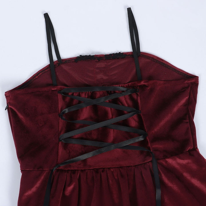 A-Line/Princess Spaghetti Straps Sleeveless Halloween Carnival Cosplay Cocktail Dress