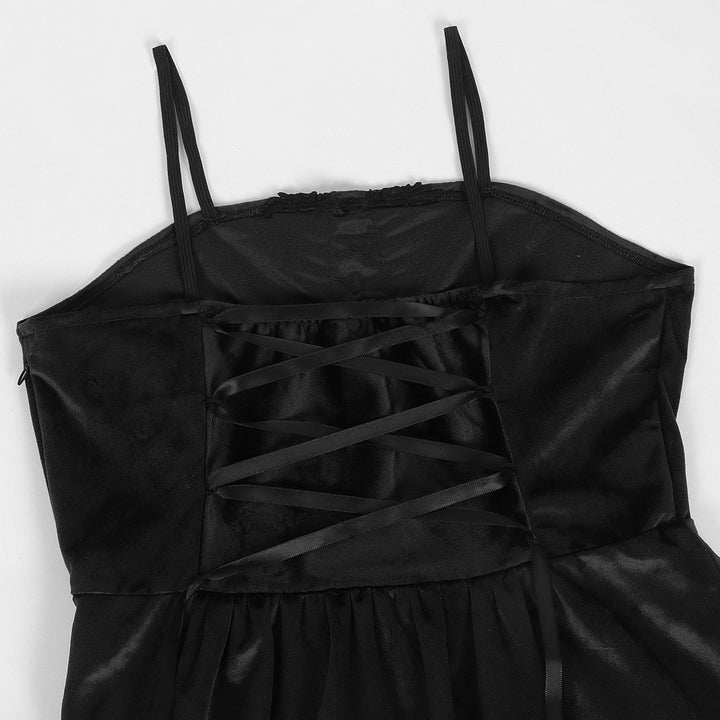 A-Line/Princess Spaghetti Straps Sleeveless Halloween Carnival Cosplay Cocktail Dress