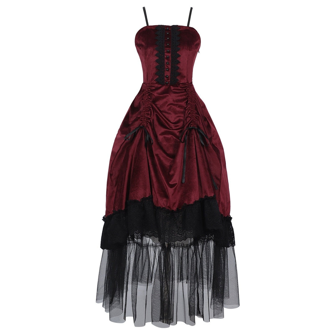 A-Line/Princess Spaghetti Straps Sleeveless Halloween Carnival Cosplay Cocktail Dress