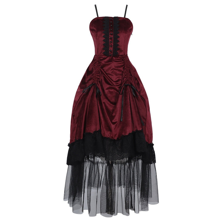 A-Line/Princess Spaghetti Straps Sleeveless Halloween Carnival Cosplay Cocktail Dress