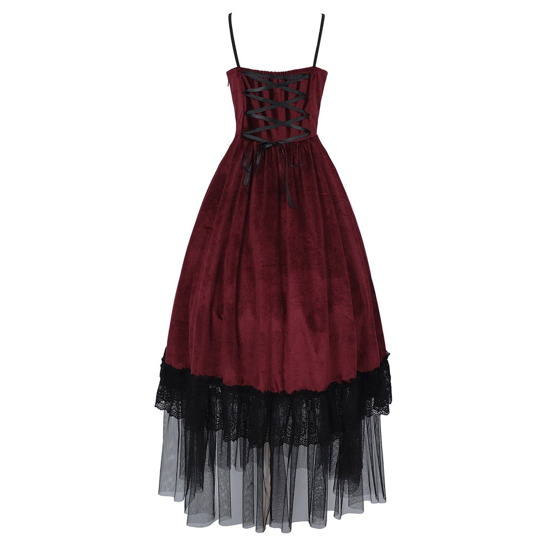 A-Line/Princess Spaghetti Straps Sleeveless Halloween Carnival Cosplay Cocktail Dress