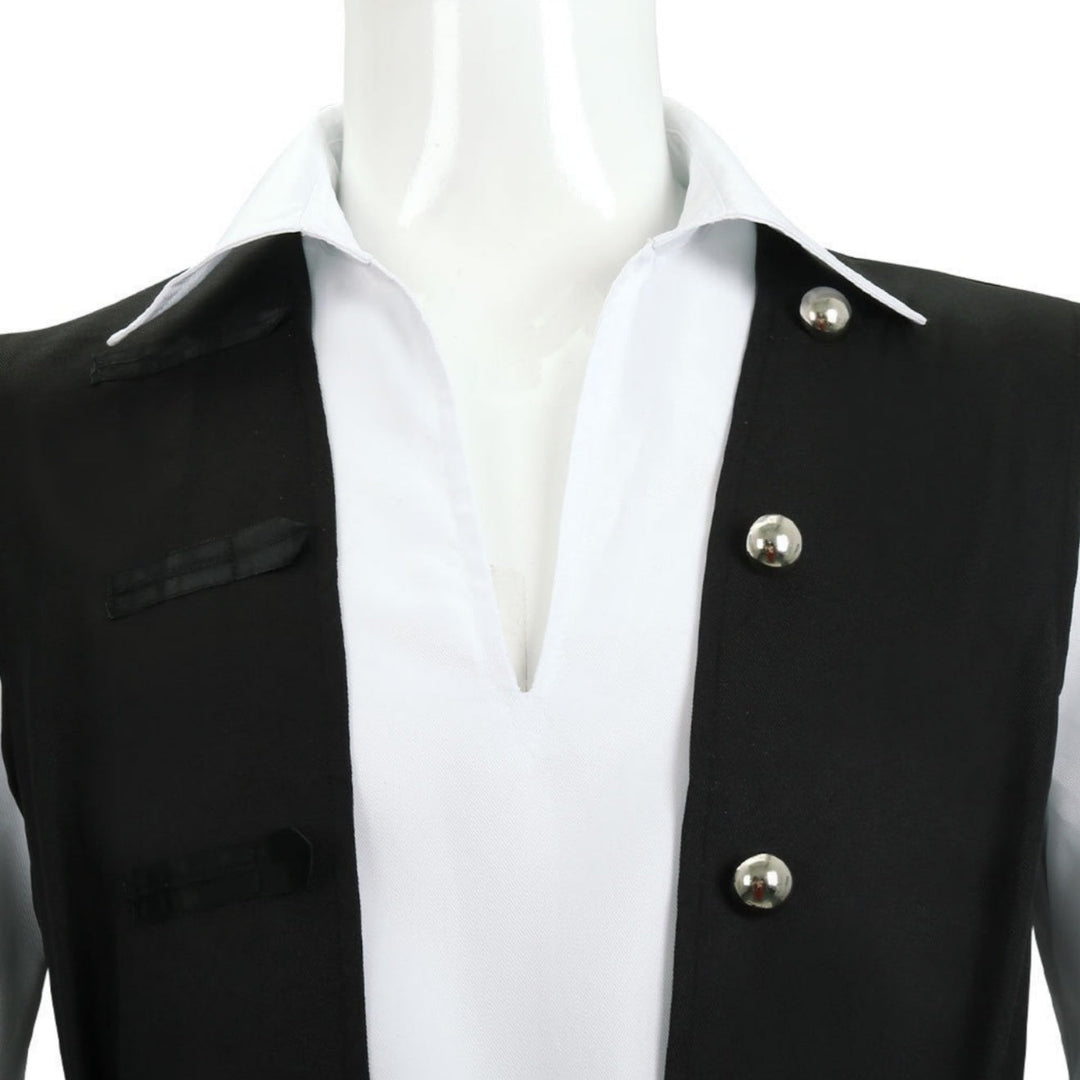 Men's Pirates of the Caribbean Pirate Jack Sparrow   Masquerade Party Cosplay Costume