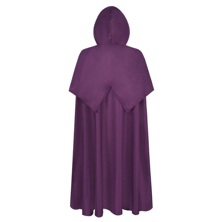 Men's Retro Vintage Medieval Renaissance Hooded Viking Royal Halloween Carnival Party Cloak
