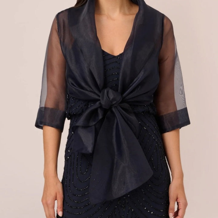 Women's Wedding Guest Half Sleeves Wrap/Shawls With Pure colour & Bowknot
