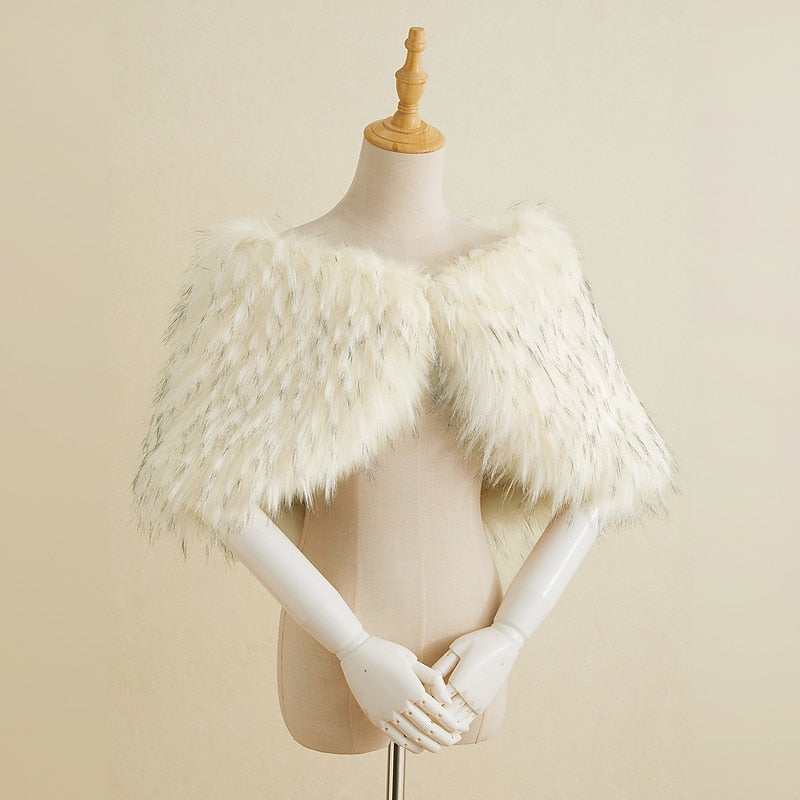 Women's Wedding Bridal Sleeveless Wrap/Shawls With Pure colour