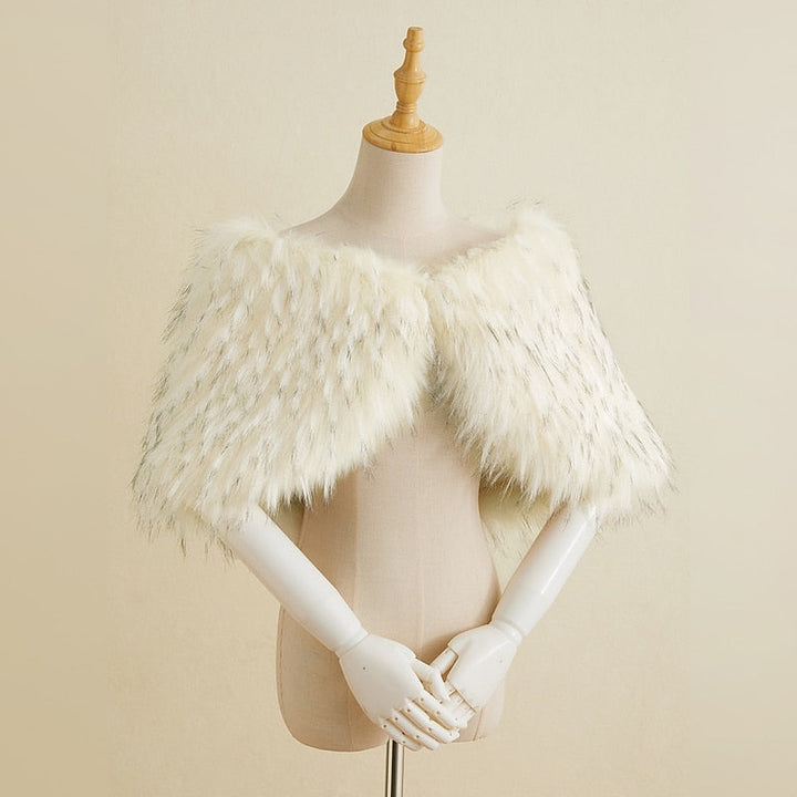 Women's Wedding Bridal Sleeveless Wrap/Shawls With Pure colour