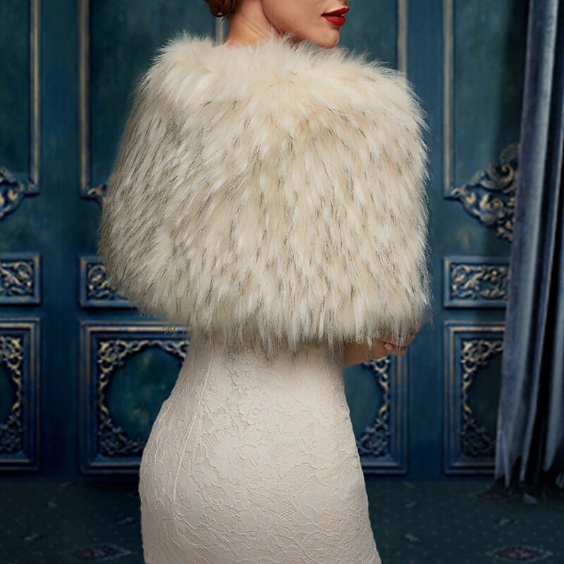 Women's Wedding Bridal Sleeveless Wrap/Shawls With Pure colour