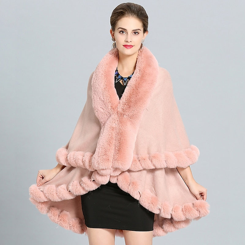 Women's Wedding Bridal Long Sleeves Wrap/Shawls With Pure colour & Split Joint