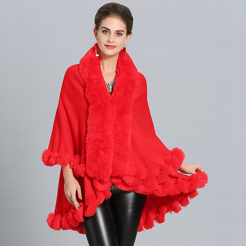 Women's Wedding Bridal Long Sleeves Wrap/Shawls With Pure colour & Split Joint