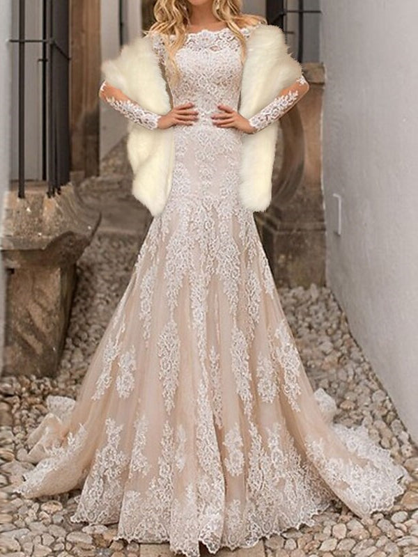 Wihte Faux Fur Wraps Shawls Women‘s Wrap Elegant Sleeveless Wedding Guest Wraps With Pure colour