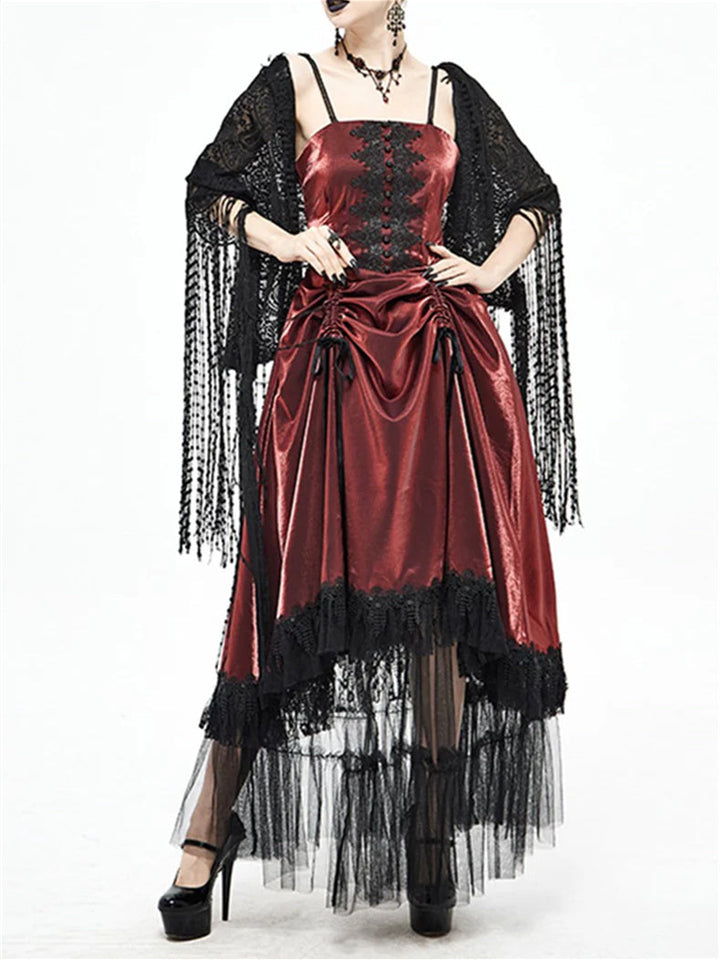 Black Lace Wedding Party Evening Women‘s Wrap With Pure colour