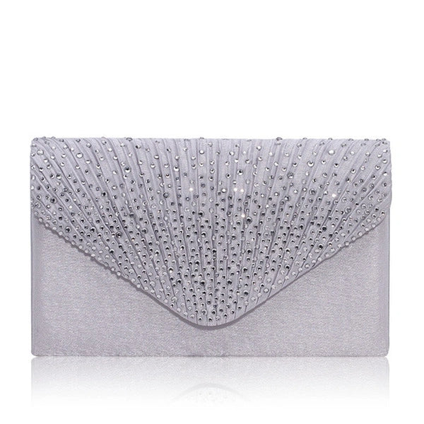 Crystal  Rhinestone Envelope Clutch Bags