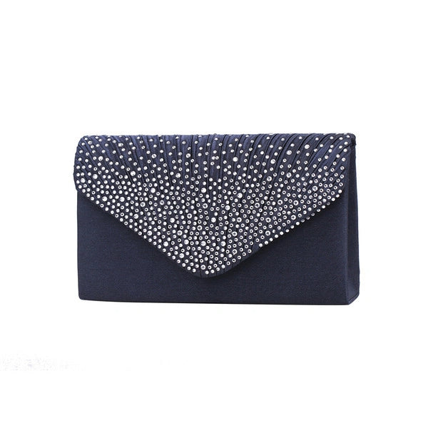 Crystal  Rhinestone Envelope Clutch Bags