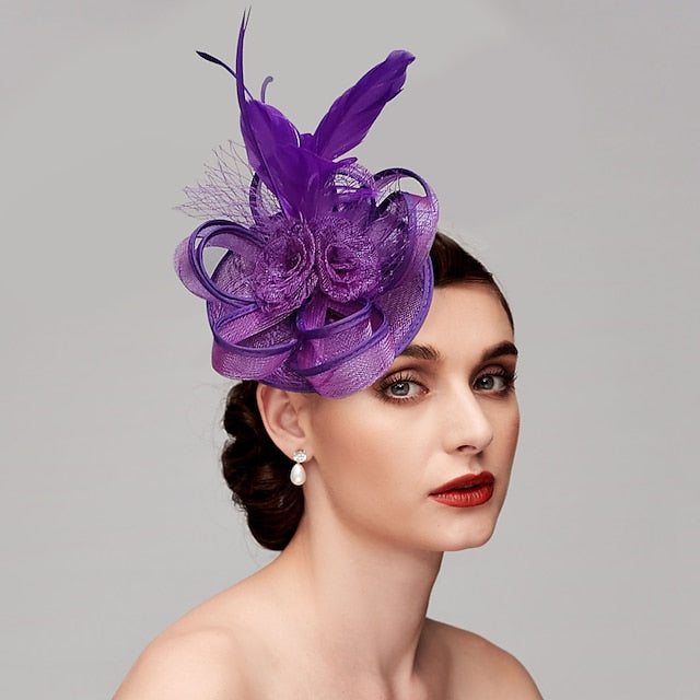 Wedding Horse Race Ladies Day Melbourne Cup Fascinators With Feather