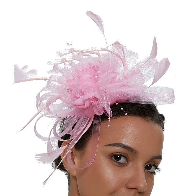 Cocktail Royal Astcot Retro Elegant Fascinators With Feather