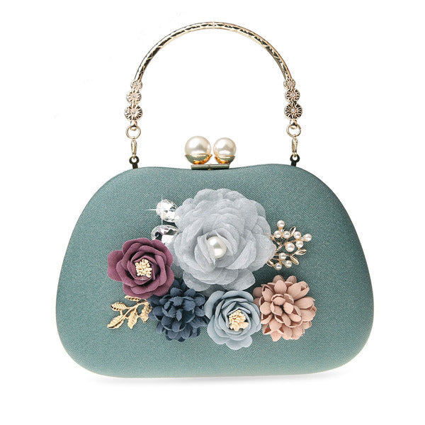 Flower Elegant Charming Pretty Refined Clutch Bags