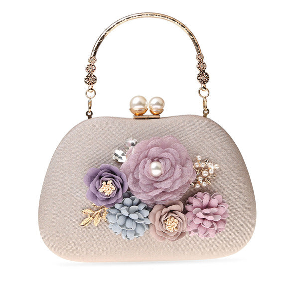 Flower Elegant Charming Pretty Refined Clutch Bags