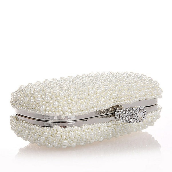 Imitation Pearl Elegant Clutch Bags