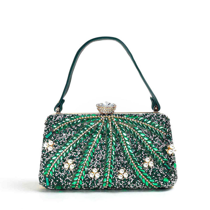 Imitation Pearl Rhinestone Delicate Shining Unique Handbags