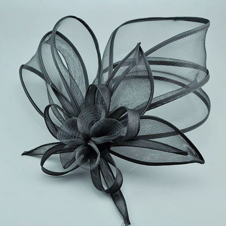 Classic Net Knot Hat Fascinator Hats Headpiece With Cap Floral Headpiece