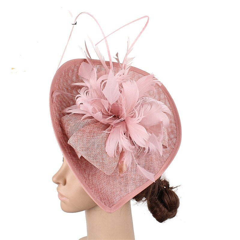 Unique Polyester Wedding Tea Party Fascinators  Feather Bowknot Headpiece