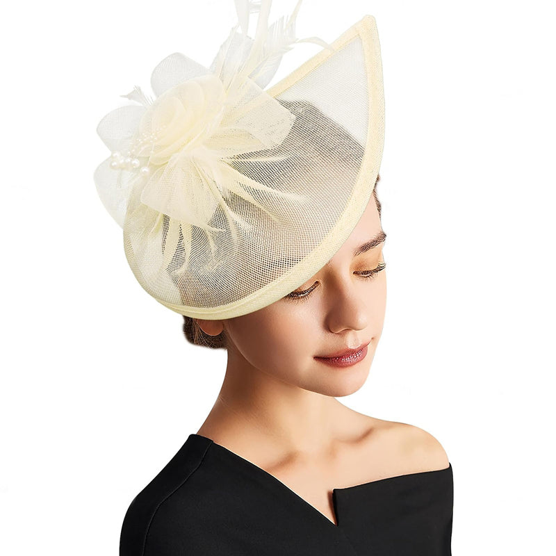 Women's Retro Tulle Veil Fascinator Floral Hat/Headpiece For Party