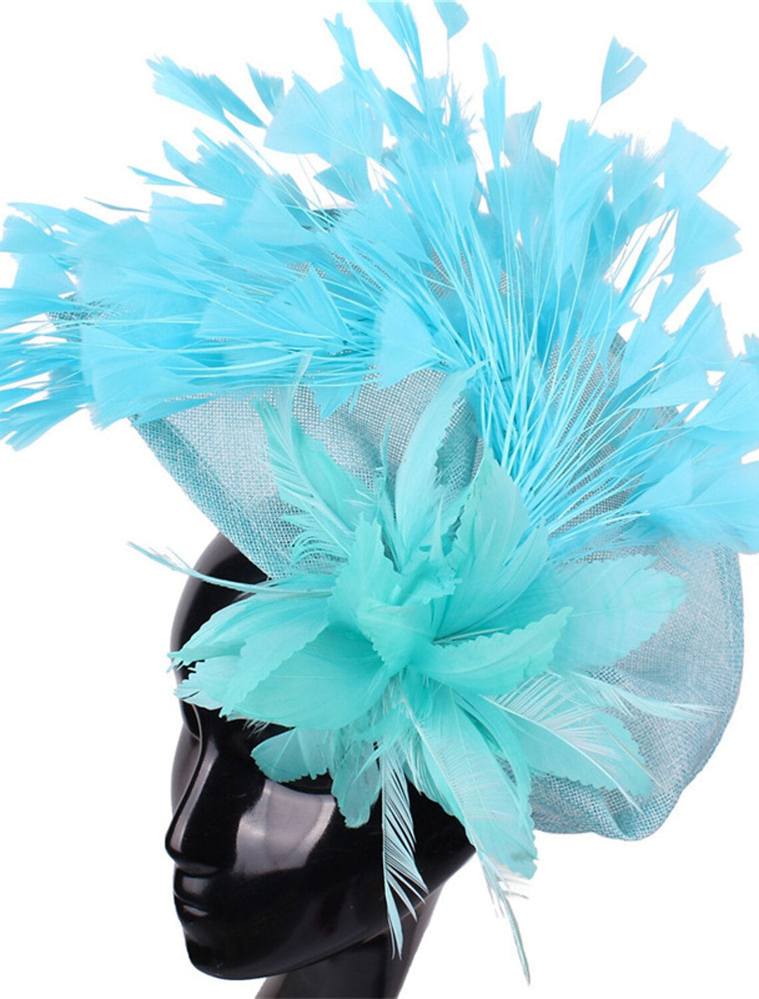Classical Wedding Party Horse Race Ladies Day Retro Feather Hatwear/Fascinator