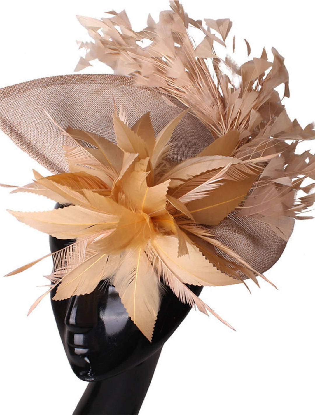 Classical Wedding Party Horse Race Ladies Day Retro Feather Hatwear/Fascinator
