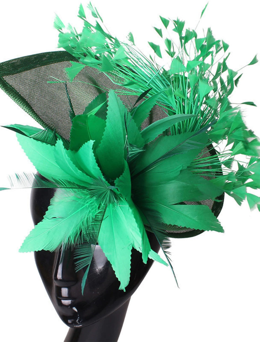 Classical Wedding Party Horse Race Ladies Day Retro Feather Hatwear/Fascinator