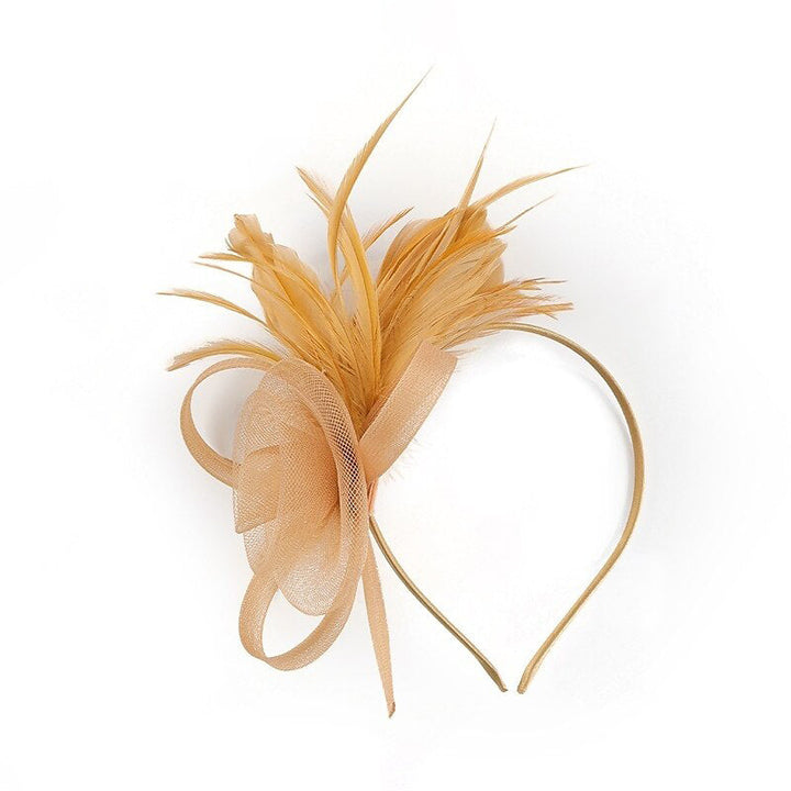 Elegant Retro Tulle Wedding Party Ladies Day Feather Cute Headpiece/Fascinator
