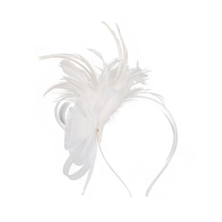 Elegant Retro Tulle Wedding Party Ladies Day Feather Cute Headpiece/Fascinator