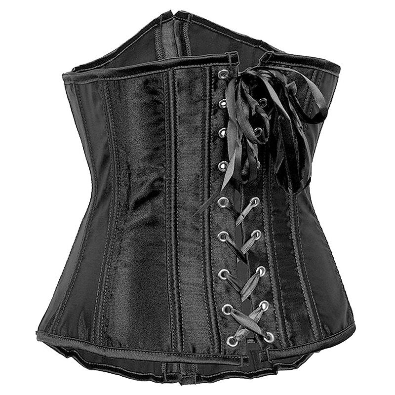 Women's Underbust  Satin Corsets for Wedding Party Birthday