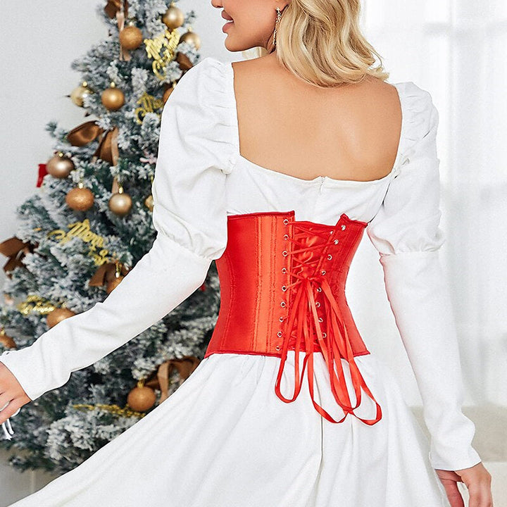 Women's Underbust  Satin Corsets for Wedding Party Birthday