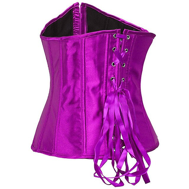 Women's Underbust  Satin Corsets for Wedding Party Birthday