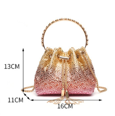 Women's Clutches & Wedding Evening Bags Tassels Rhinestone