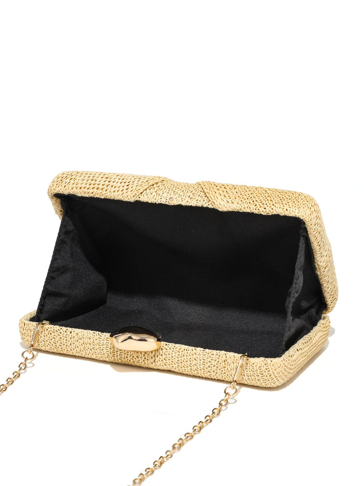 Women's Clutches & Wedding Party Evening Bags Box-shaped Woven Straw Bag