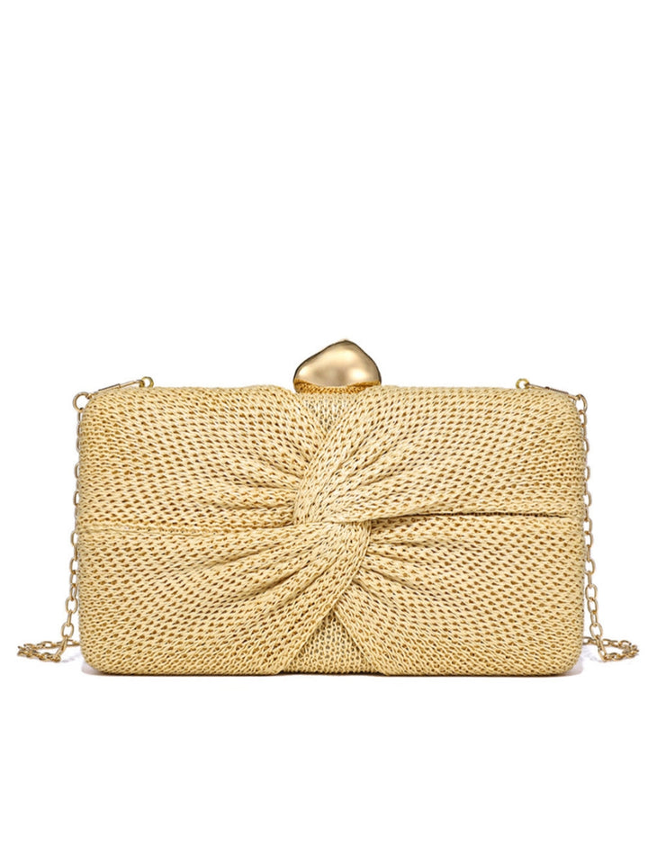 Women's Clutches & Wedding Party Evening Bags Box-shaped Woven Straw Bag