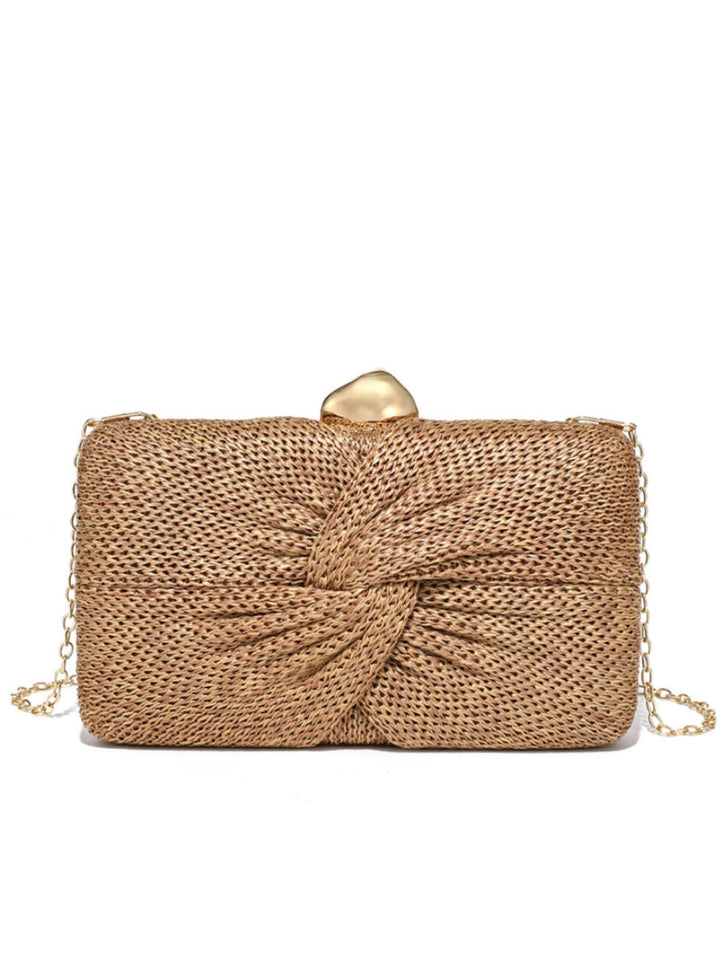 Women's Clutches & Wedding Party Evening Bags Box-shaped Woven Straw Bag