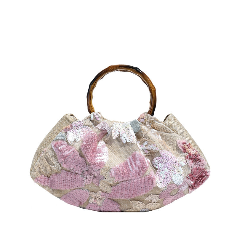 Women's  Floral Clutches & Wedding Party Evening Cocktail Bags Sequins