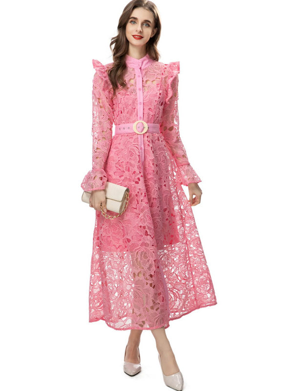 A-Line/Princess Vintage Dress Long Sleeves Wedding Guest Dress