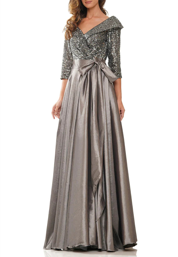 A-Line/Princess V-Neck Floor-Length Mother of the Bride Dresses