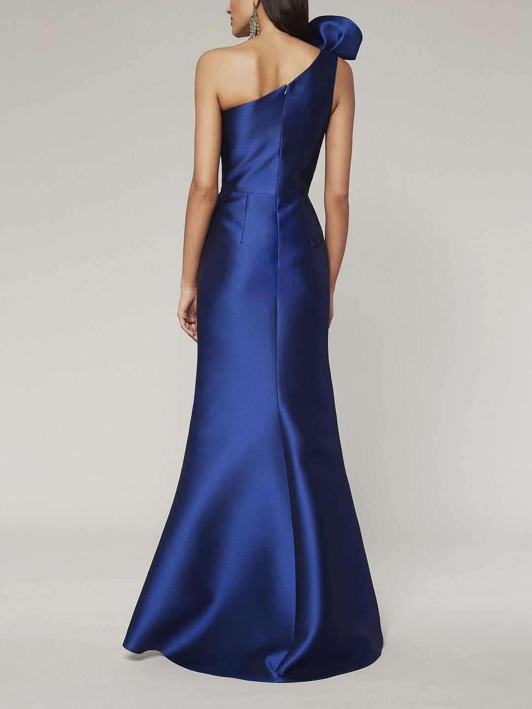 A-Line/Princess One-Shoulder Sleeveless Floor-Length Mother of the Bride Dresses with Split Side